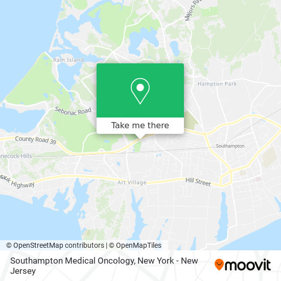 Southampton Medical Oncology map