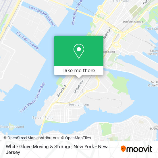 Mapa de White Glove Moving & Storage