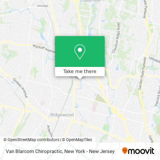 Van Blarcom Chiropractic map