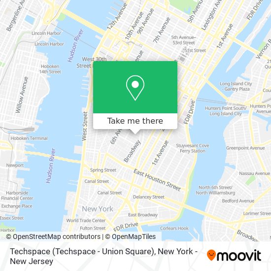 Techspace (Techspace - Union Square) map