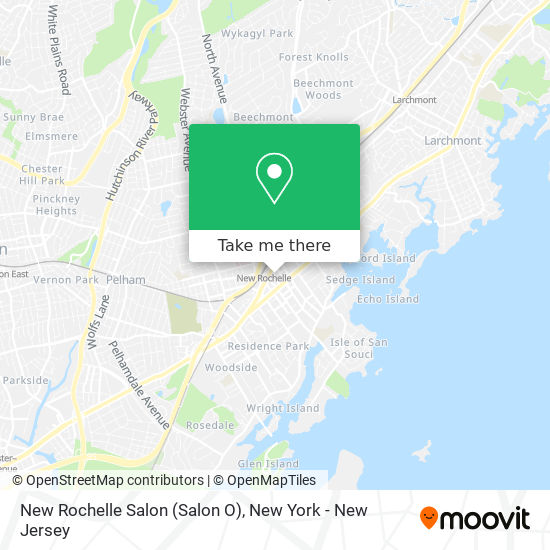 Mapa de New Rochelle Salon (Salon O)