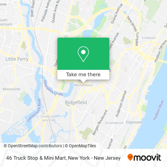 Mapa de 46 Truck Stop & Mini Mart