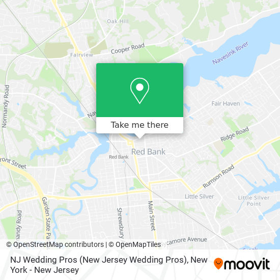 Mapa de NJ Wedding Pros (New Jersey Wedding Pros)