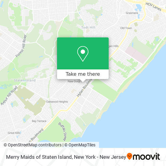 Mapa de Merry Maids of Staten Island