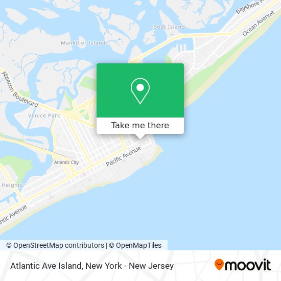 Atlantic Ave Island map