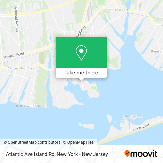 Mapa de Atlantic Ave Island Rd