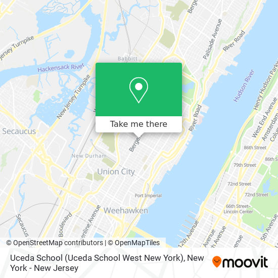 Uceda School (Uceda School West New York) map