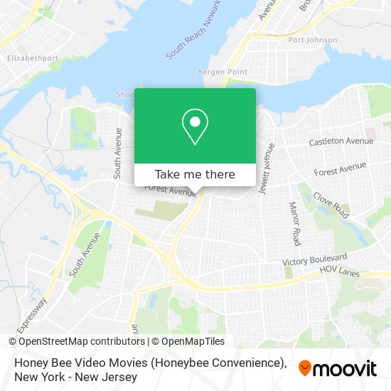 Honey Bee Video Movies (Honeybee Convenience) map