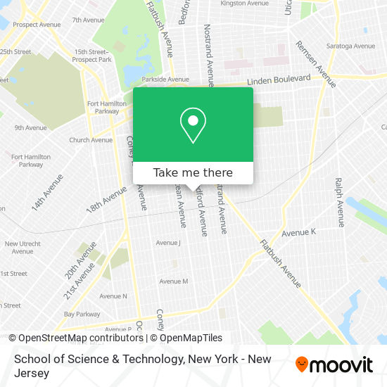 School of Science & Technology map