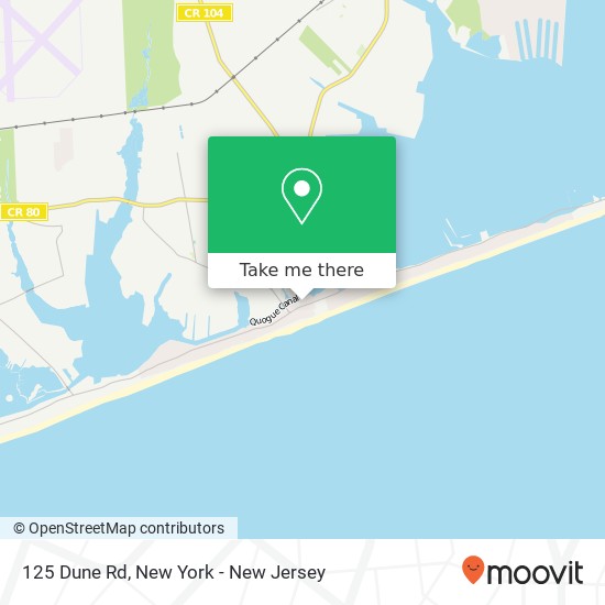 125 Dune Rd, Quogue, NY 11959 map