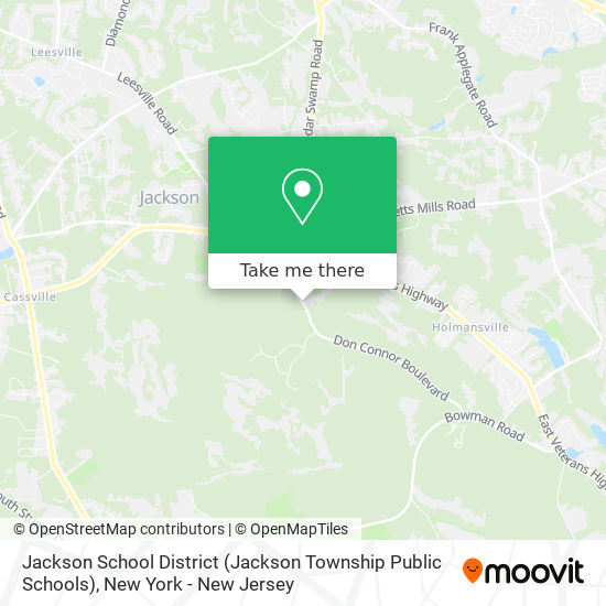 Mapa de Jackson School District (Jackson Township Public Schools)