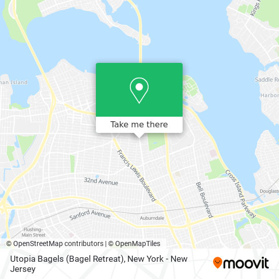 Mapa de Utopia Bagels (Bagel Retreat)