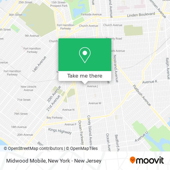 Midwood Mobile map