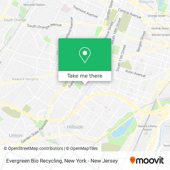 Evergreen Bio Recycling map