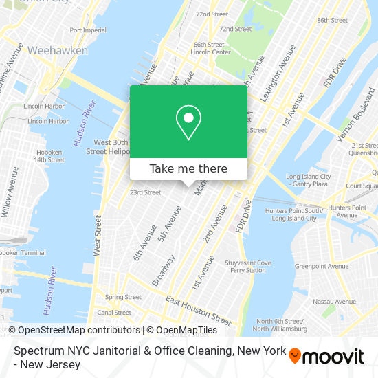 Spectrum NYC Janitorial & Office Cleaning map