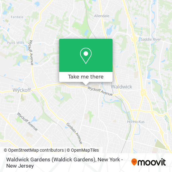 Waldwick Gardens (Waldick Gardens) map