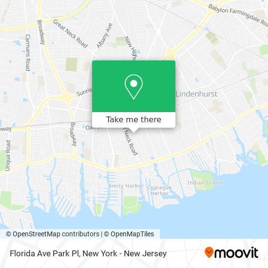 Mapa de Florida Ave Park Pl