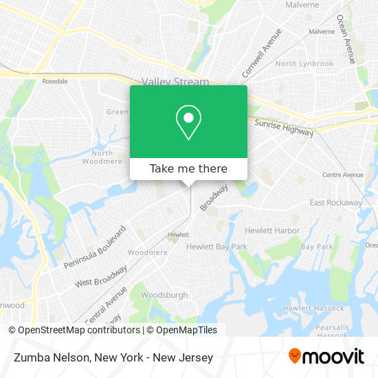 Zumba Nelson map