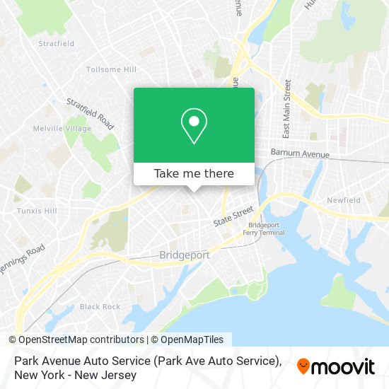 Mapa de Park Avenue Auto Service