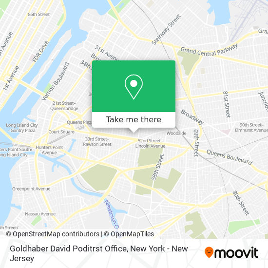 Mapa de Goldhaber David Poditrst Office