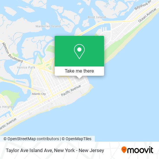 Mapa de Taylor Ave Island Ave