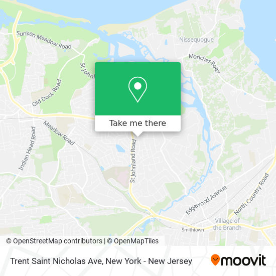 Trent Saint Nicholas Ave map
