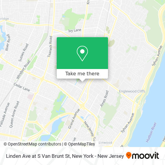 Mapa de Linden Ave at S Van Brunt St
