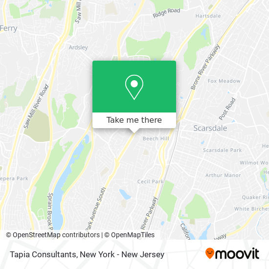 Tapia Consultants map