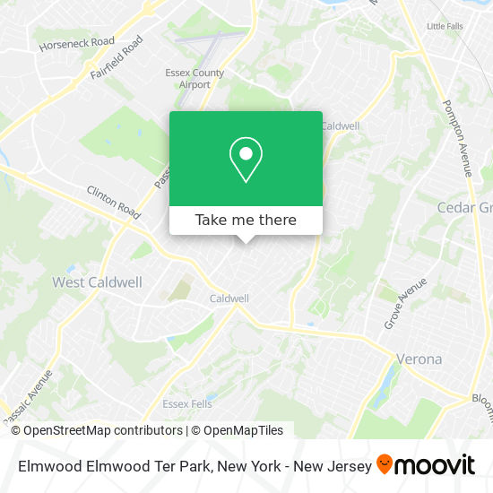 Mapa de Elmwood Elmwood Ter Park