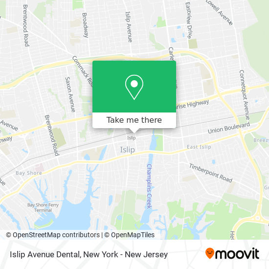 Mapa de Islip Avenue Dental