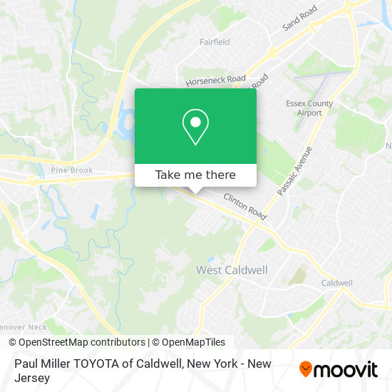 Paul Miller TOYOTA of Caldwell map