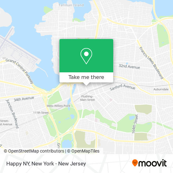 Happy NY map