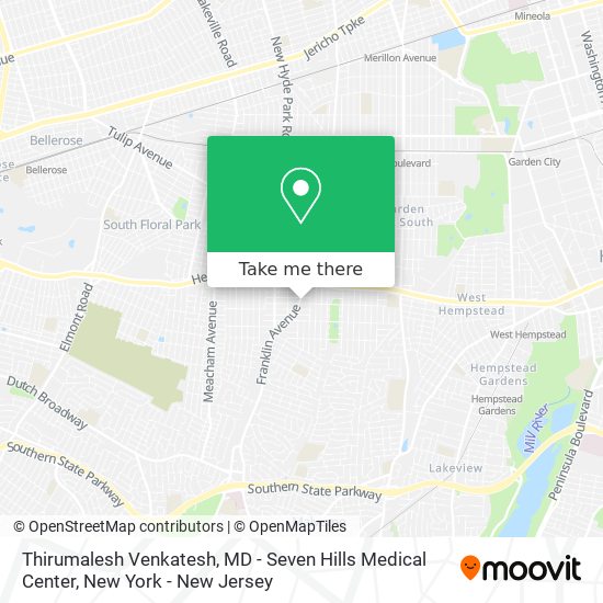 Thirumalesh Venkatesh, MD - Seven Hills Medical Center map