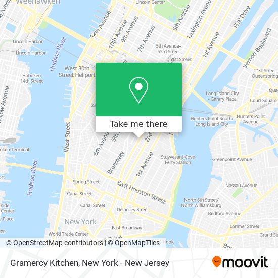 Mapa de Gramercy Kitchen