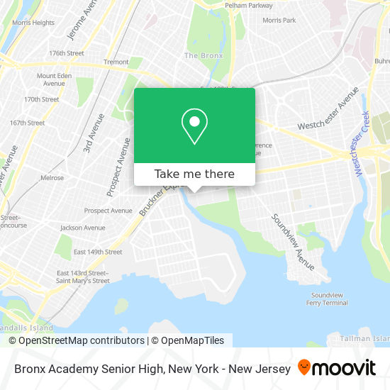 Bronx Academy Senior High map