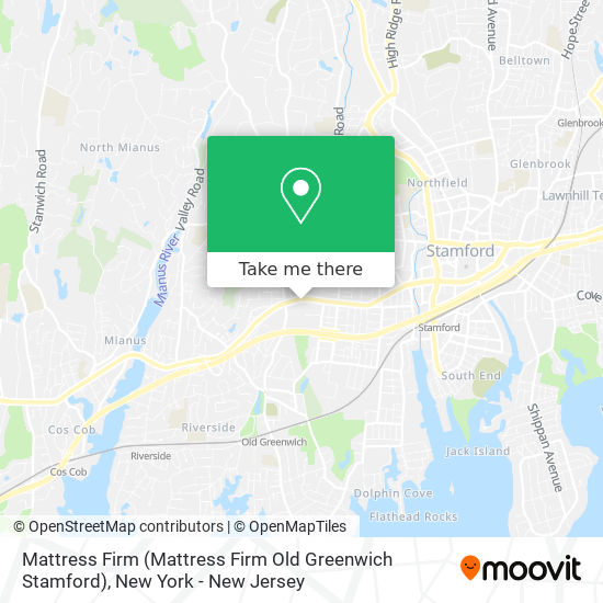 Mapa de Mattress Firm (Mattress Firm Old Greenwich Stamford)