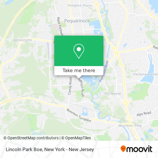 Lincoln Park Boe map