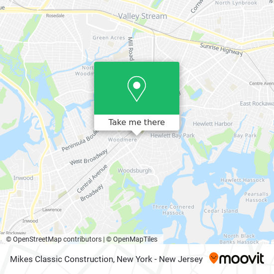 Mikes Classic Construction map