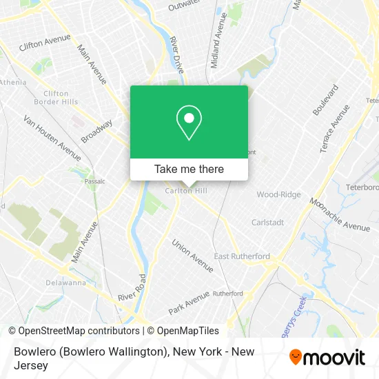 Bowlero (Bowlero Wallington) map