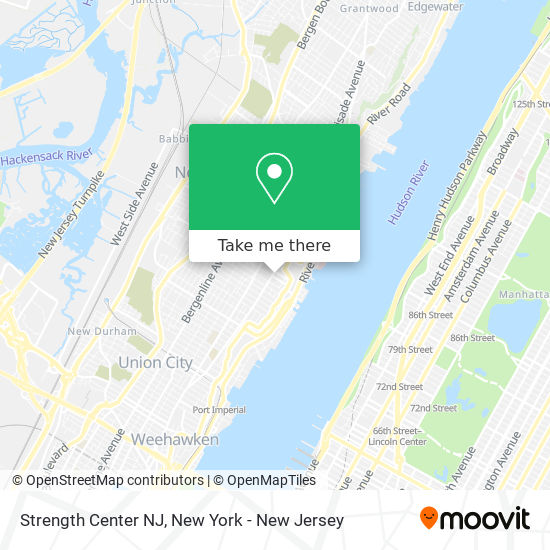 Mapa de Strength Center NJ