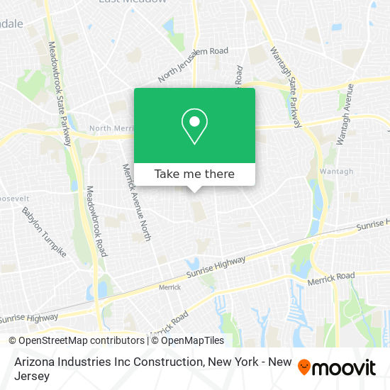 Mapa de Arizona Industries Inc Construction