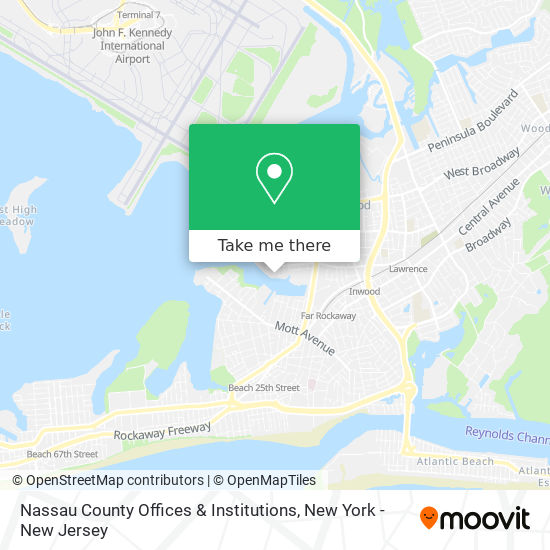 Nassau County Offices & Institutions map