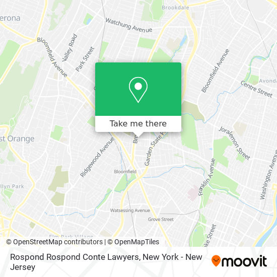 Rospond Rospond Conte Lawyers map