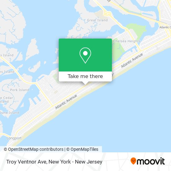 Mapa de Troy Ventnor Ave