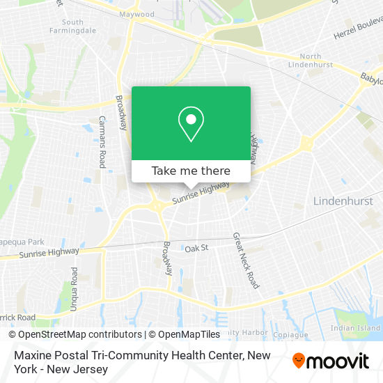 Maxine Postal Tri-Community Health Center map
