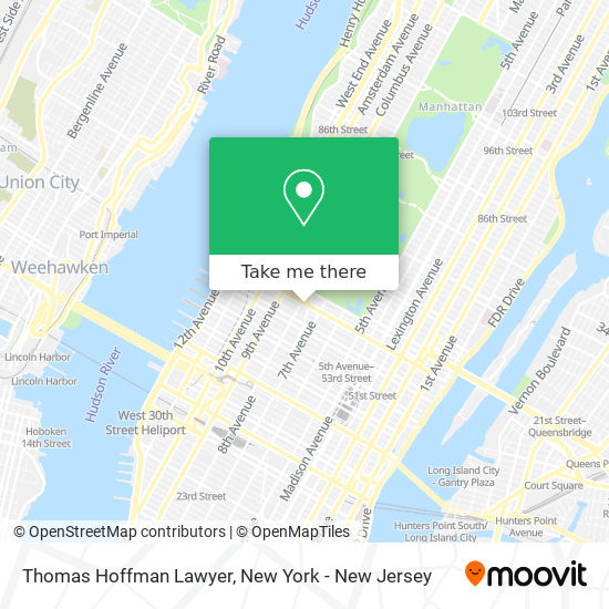 Thomas Hoffman Lawyer map