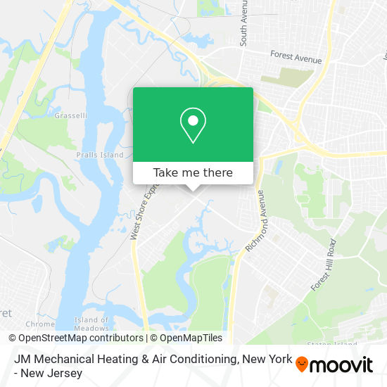 Mapa de JM Mechanical Heating & Air Conditioning