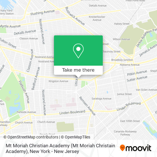 Mapa de Mt Moriah Christian Academy