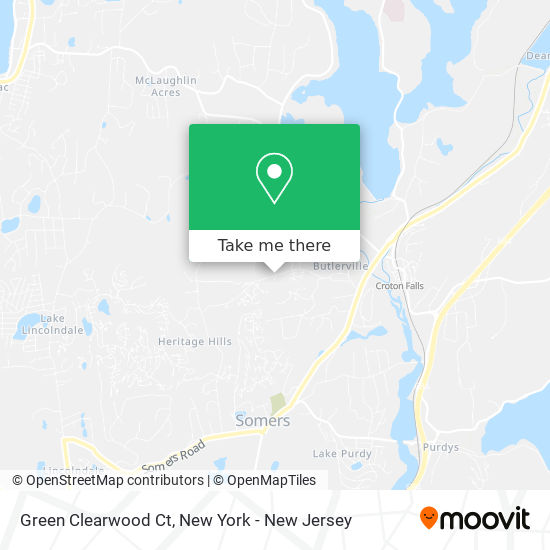 Mapa de Green Clearwood Ct