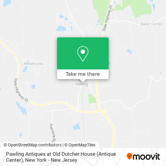 Mapa de Pawling Antiques at Old Dutcher House (Antique Center)